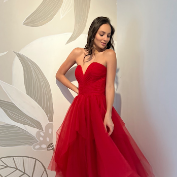 Vestido clearance en rojo