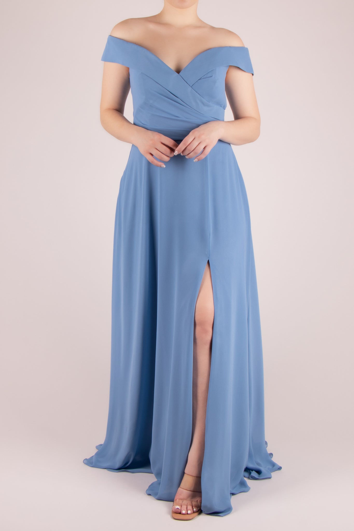 Vestido Formal Vestidos De Fiesta Largos Azul Cielo De Honor