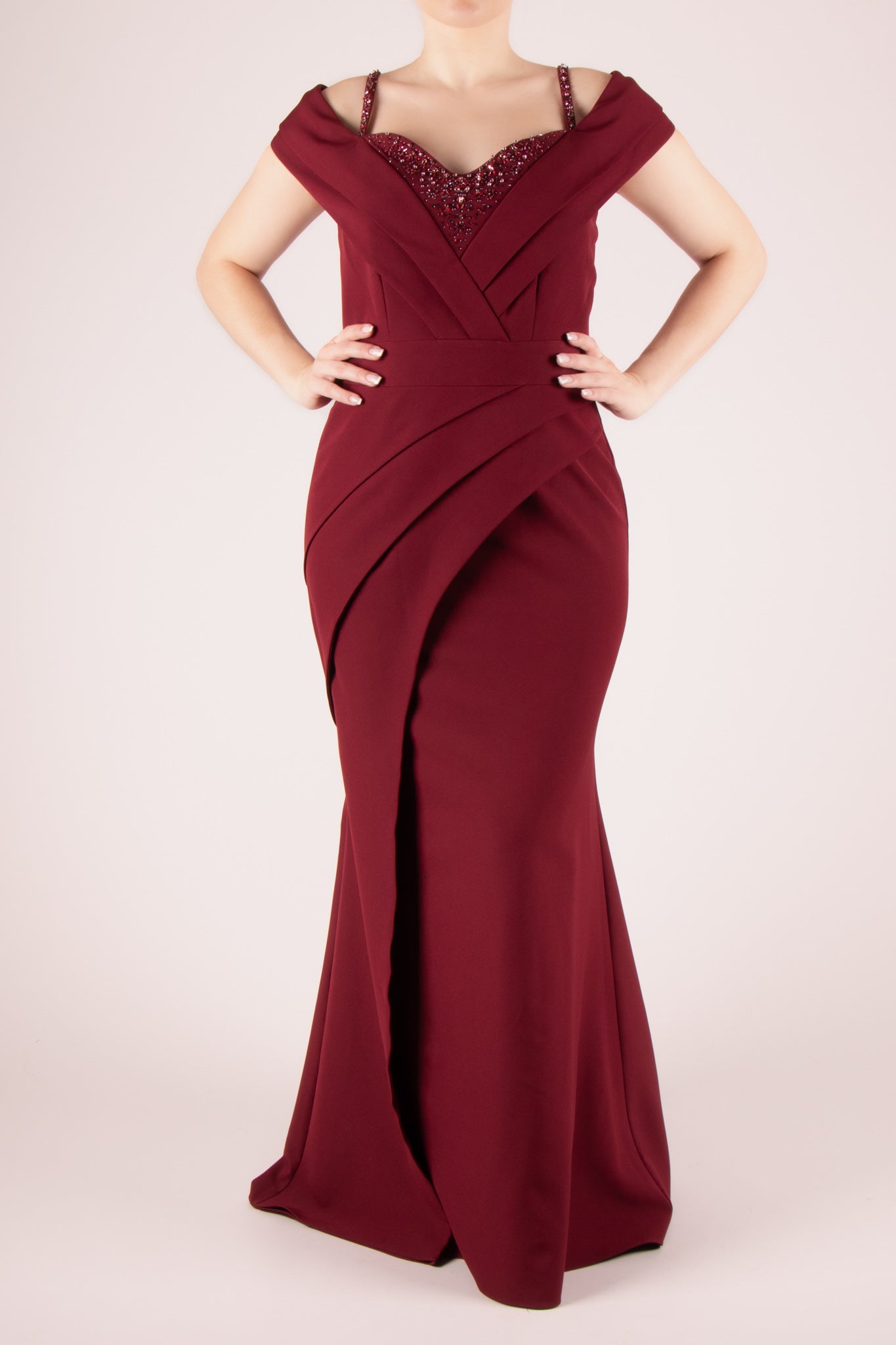 Vestido Color Vino Vestido Negro Con Guinda Lentejuelas Vestido