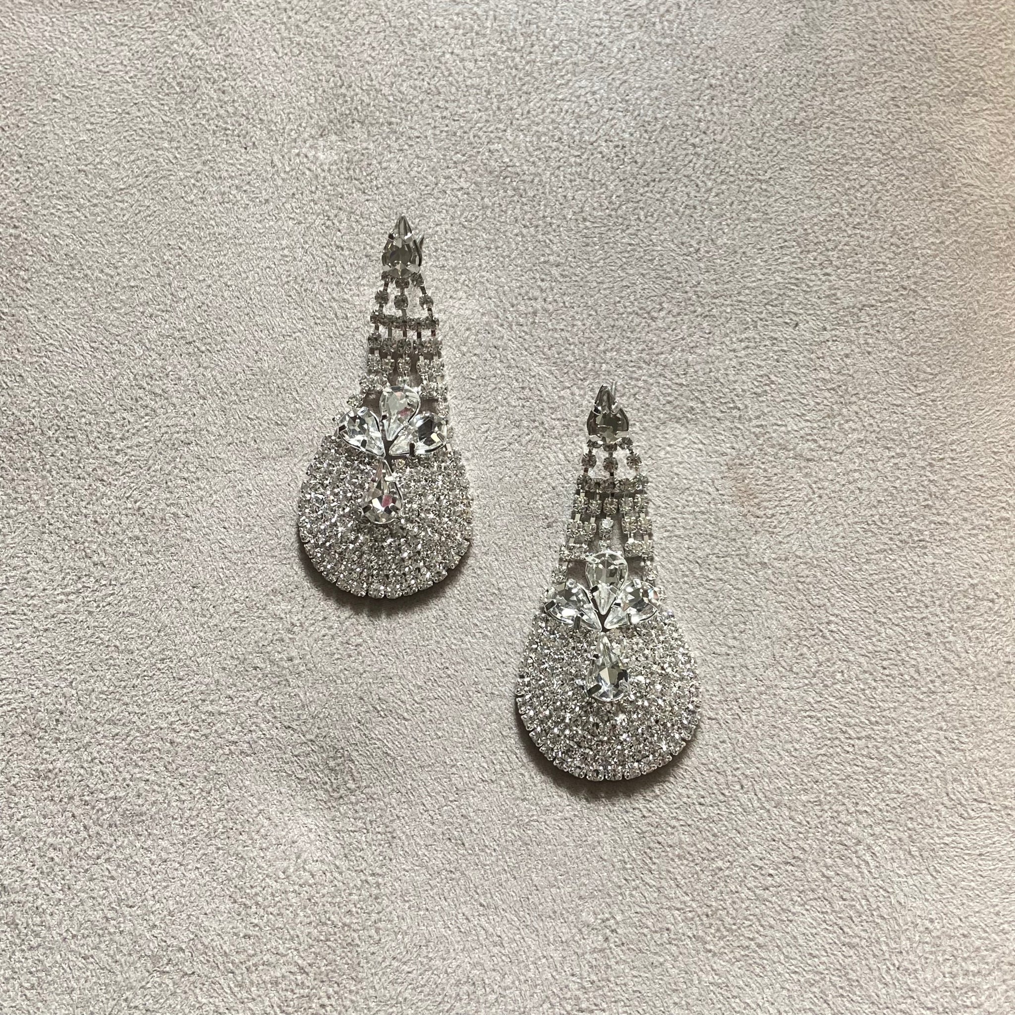 Arete 6 gotas plata