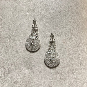 Arete 6 gotas plata