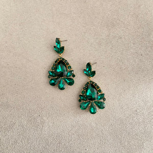Arete media flor verde