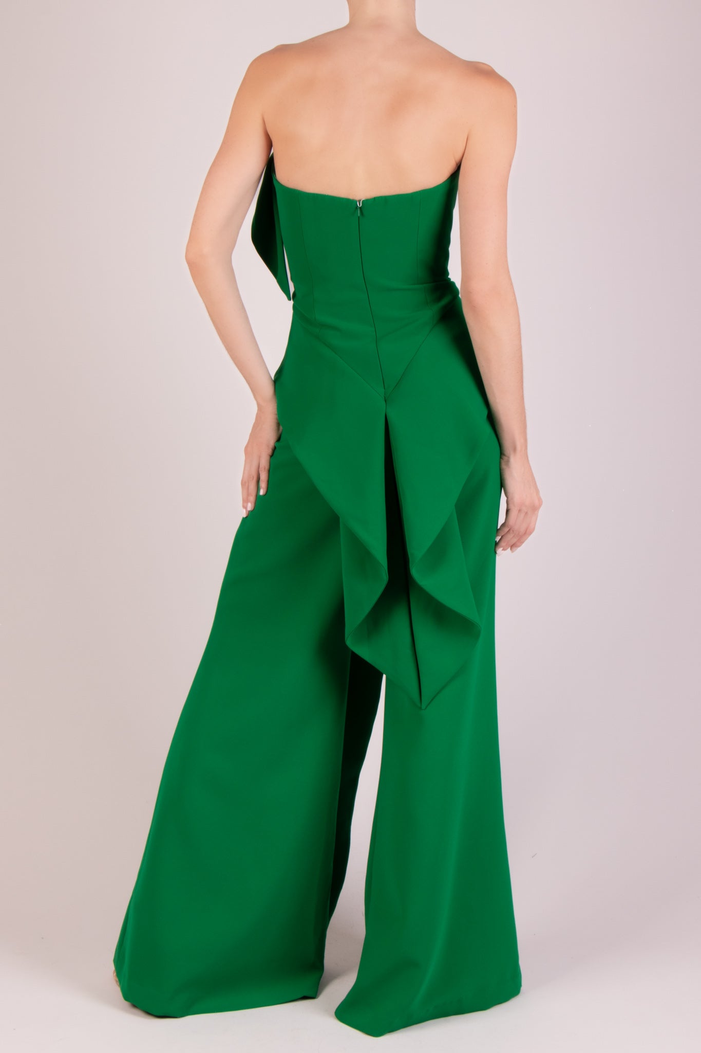 Jumpsuit strapless ruffle esmeralda