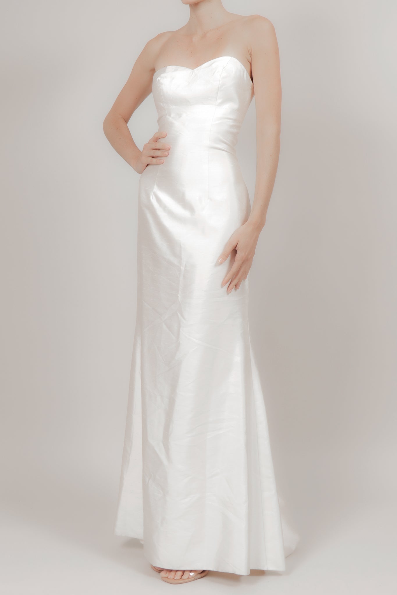 Vestido strapless