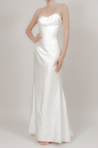 Vestido strapless