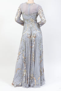 Vestido bordado corte A