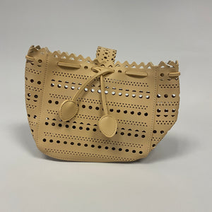 Mini bolsa beige