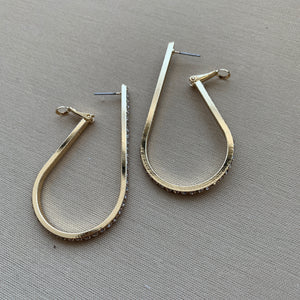Arracada en forma de gota