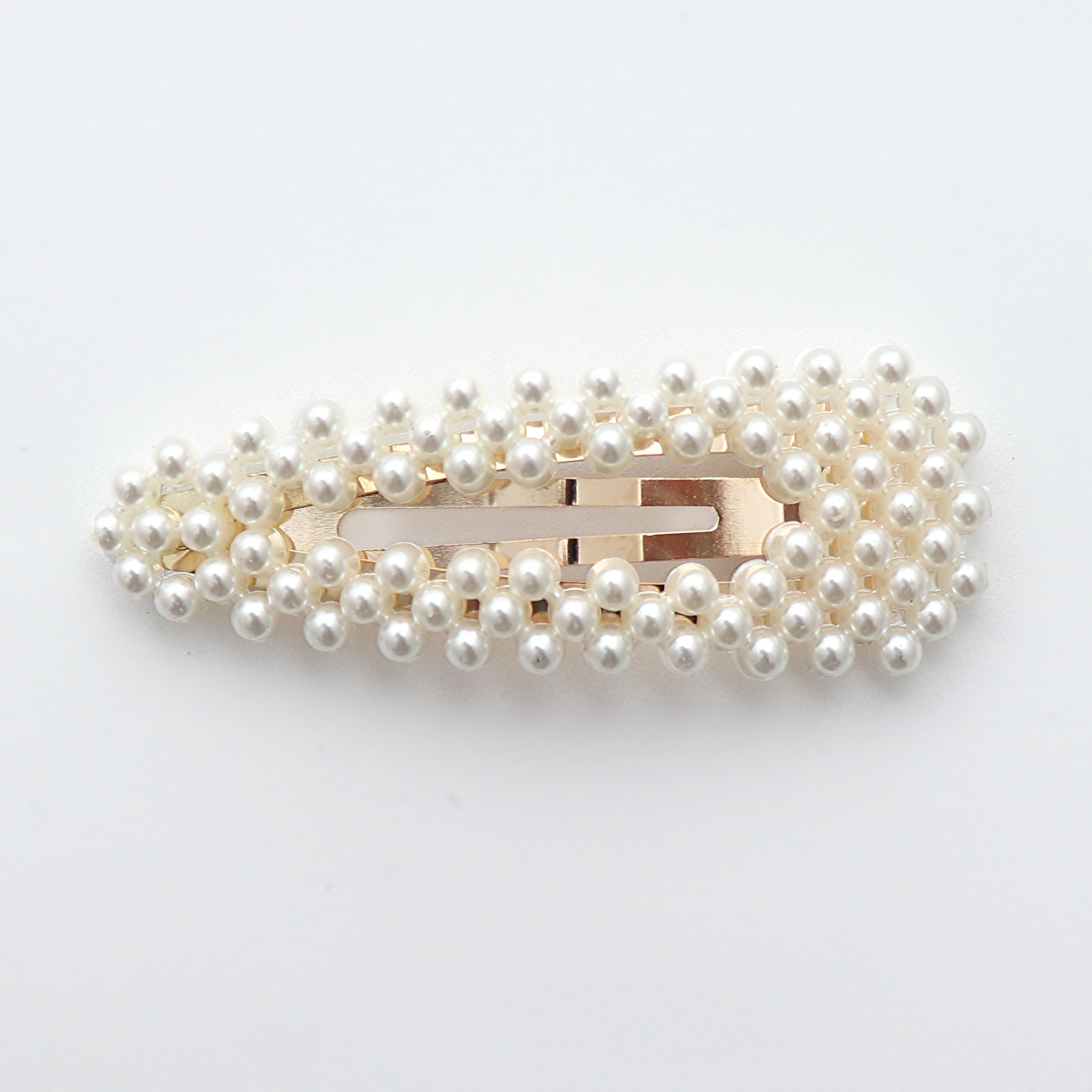 Broche grande perlas