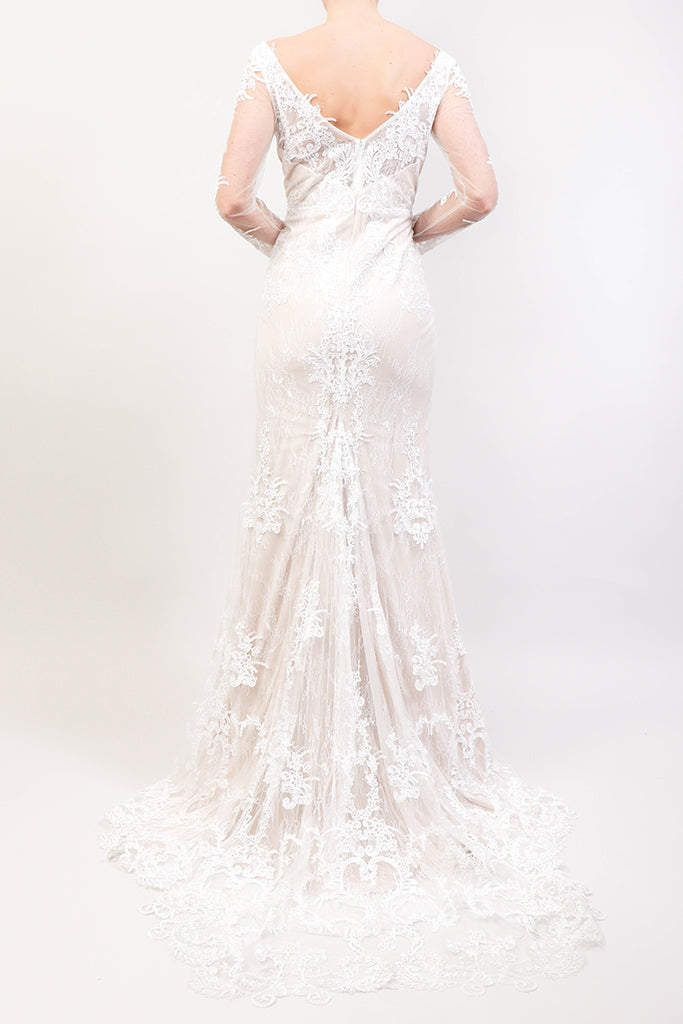Vestido blanco encaje