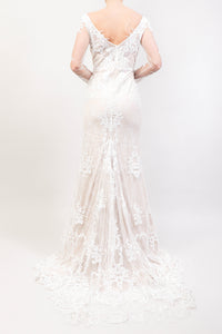 Vestido blanco encaje