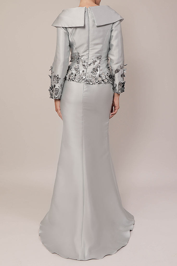 Vestido v bordado sirena