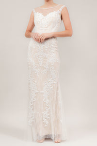 Vestido efecto tirantes