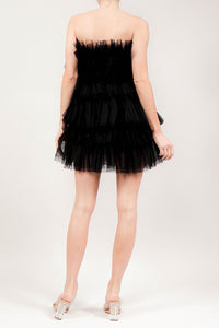 Vestido strapless